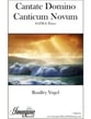 Cantate Domino Canticum Novum SATB choral sheet music cover